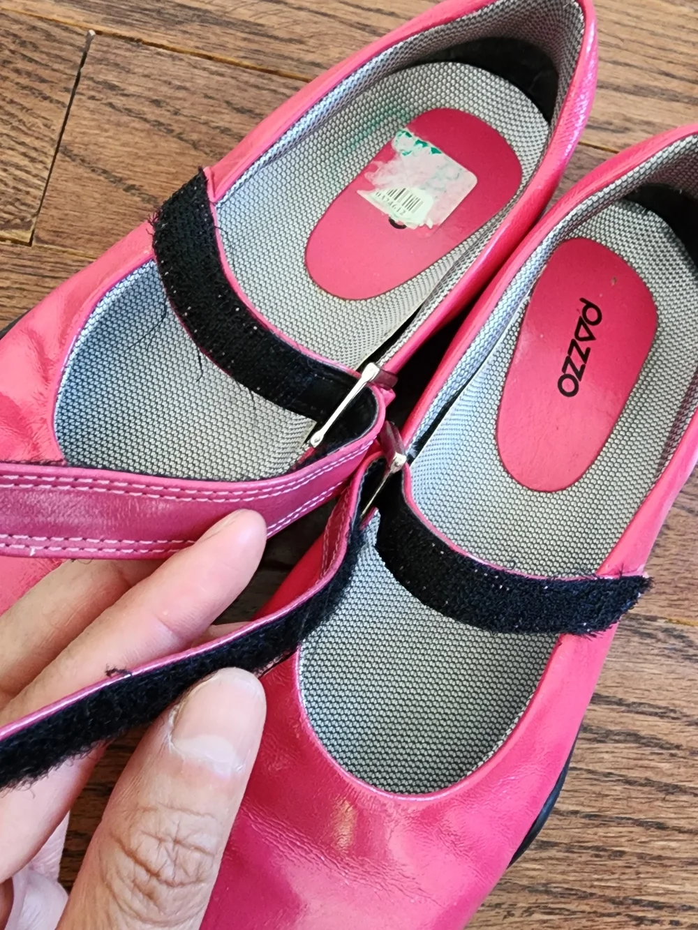 Pazzo Pink Patent Leather Mary Jane Flats Women Sz 6 Barbiecore Vintage Casual